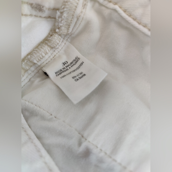 Ralph Lauren Denim Supply Distressed White Mid Rise Jeans Size 30 NWOT - Picture 7 of 7